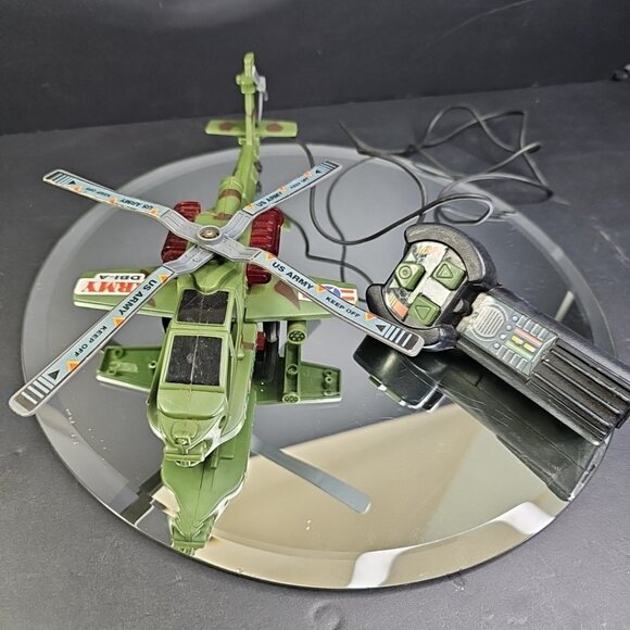 Vintage Excite Air Patrol Remote Control Helicopter 9.5 Inch Tested Read - Picture 1 of 9